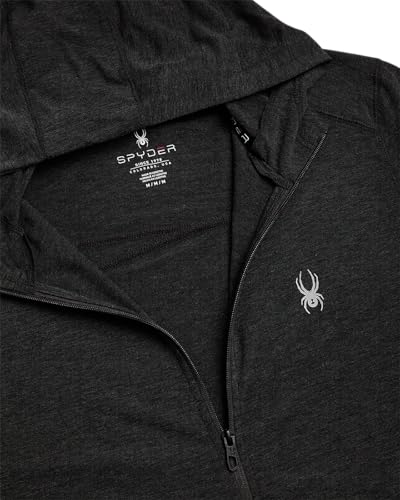 Spyder Mens Athletic Hoodies - Full Zip UPF 30+ Breathable Lightweight Hoodies for Men - Moisture-Wicking Hooded Sweatshirt4