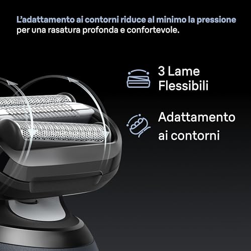 Braun Serie 6 64B, Testina Braun Serie 6 ORIGINALE Per Rasoio Elettrico Barba, Recupera il 100% delle Prestazioni Del Tuo Regolabarba Uomo, Compatibile Con I Rasoi Series 6 60-, 61-, 62- - Immagine 2