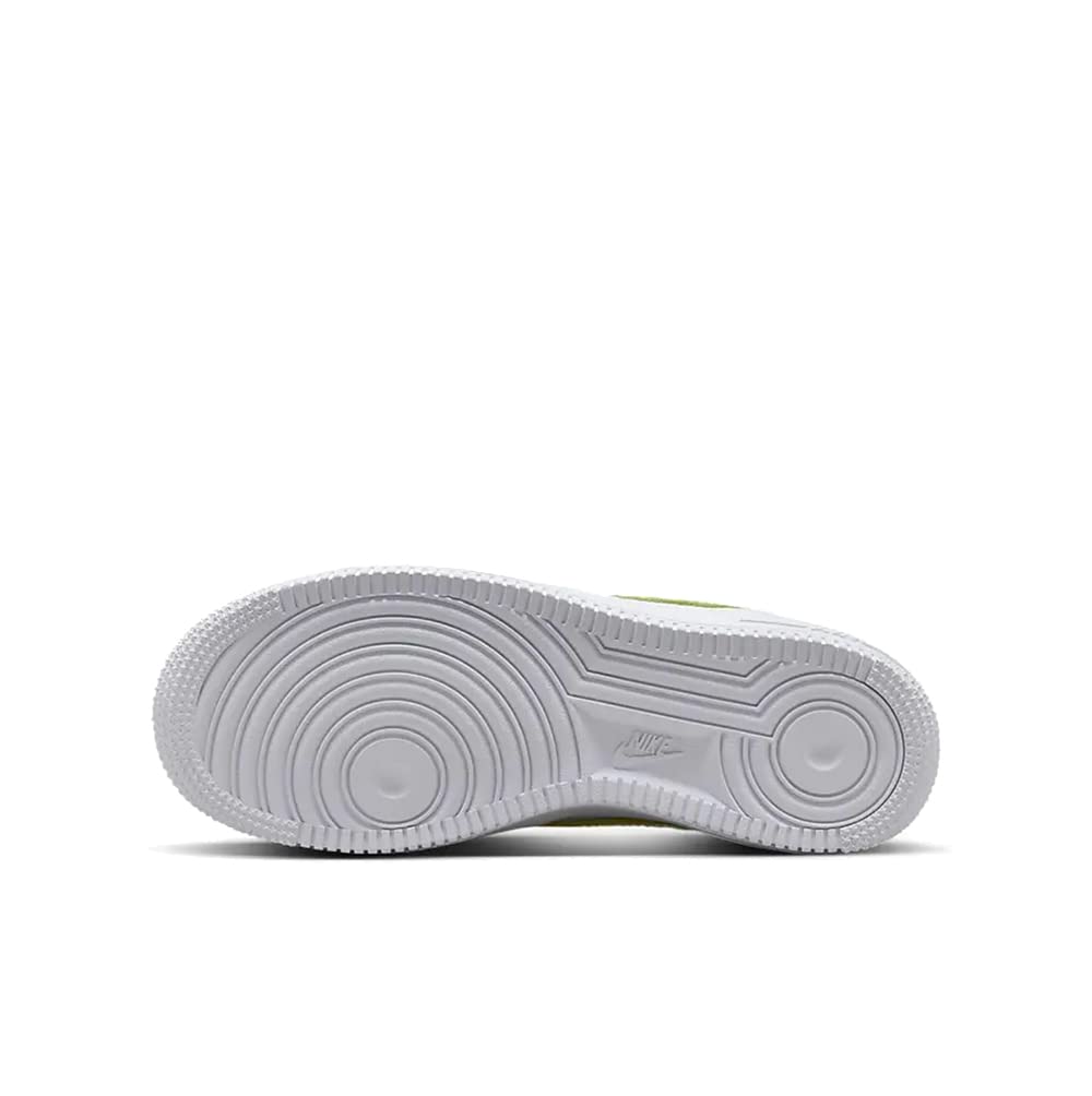 Nike Air Force 1 LV8 GS Trainers DV1680 Sneakers Shoes (UK 5 US 5.5Y EU 48, White Multi Color Volt 100)