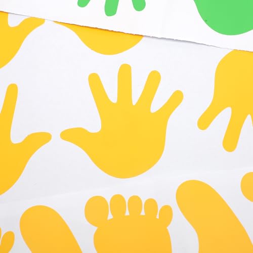 YARNOW 40pcs Adhesivos Decorativos de Manos y Pies para Pared miniatura 3