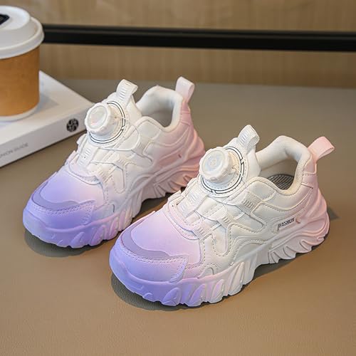 Girls Sneakers Kids Walking Running Shoes Non-Slip Daily Sports Shoes for Little Big Kid2