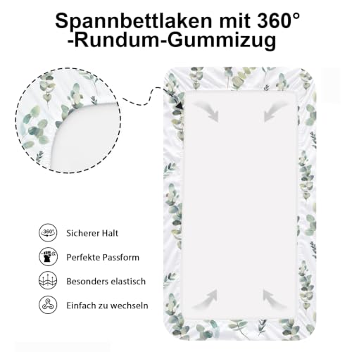 Little Grape Land Reisebettlaken 95x65 cm, Spannbettlaken Baby, 4er Set – Ansicht 4