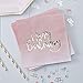 Ginger Ray PM-908 Pick And Mix Foiled Pink Ombre Happy Birthday Party Paper Napkins (20 Pack), Gold