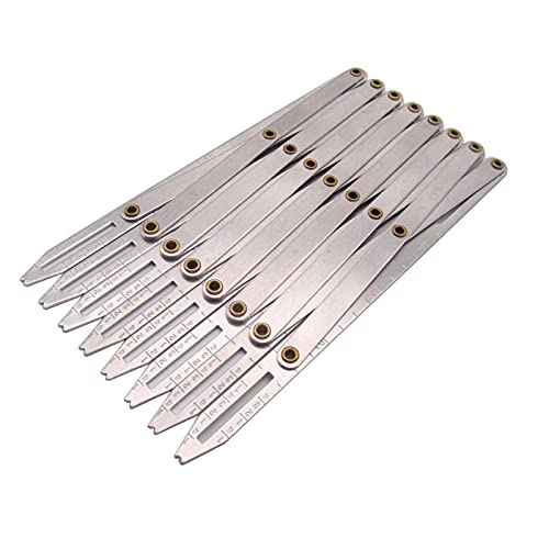 CKPSMS Brand - #KP-19175 Measures Multiple Equal Distances Gauge Use for Fast Accurate spacing of Buttons, buttonholes, Hooks, Dress Pleats, Drapery Pleats, Tucks, Shirring etc