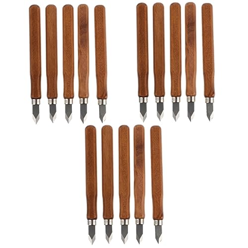 OSALADI 3 Set Coltello Da Intaglio Coltello Da Marcatura Falegname Taglierina Coltello Per Segnare Il Legno Strumento Per Intagliare La Carta Di Legno 5 Pezzi*3