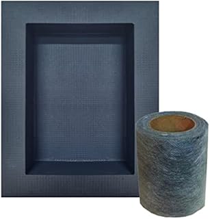 Nassboards Shower Niche - Tileable Shelf, Wet Room Alcove Recess, Waterproof Storage - Easy Installation for Home Improvement, Bathroom Renovation - Durable, Lightweight, Pre-Built - 5m Tape Included