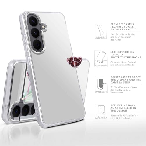 Coque antichoc Samsung S26 argent avec miroir pour éviter les rayures - 2