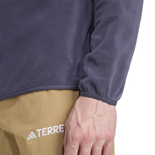 Image of adidas Men's Terrex Multi Essentials Half-zip Fleece Hiking Jacket