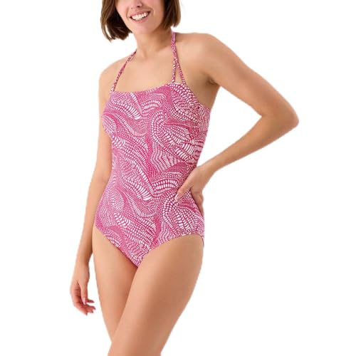 Maillot 1 pièce Bustier Ela Rouge Framboise Janine Robin Femme