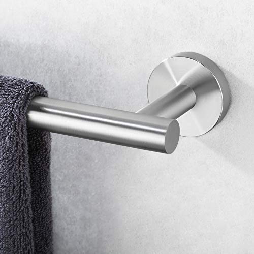 KES 21.3 Inches Towel Bar for Bathroom Kitchen Hand Towel Holder Dish Cloths Hanger SUS304 Stainless Steel RUSTPROOF Wall Mount Brushed Steel, Total Length 23.6 Inch, A2000S60-2 - Thumbnail 6