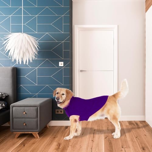 Image of BINGPET Dog Sweater for Large Dogs, Turtleneck Knitted Clothes