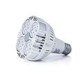 Atletehut E26 35w Par30 LED Bulb (100 WATT Equivalent) 6000K 3500lm 25 Degree Indoor Spotlight with Cool Fan for Jewellery Clothing Store (White)