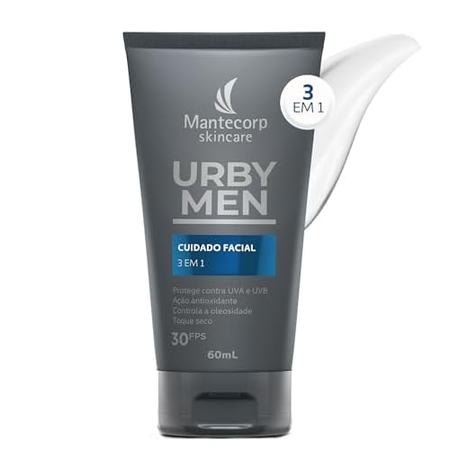 Mantecorp Skincare Loção facial 3 em 1 Fps 30 Urby Men 60ml