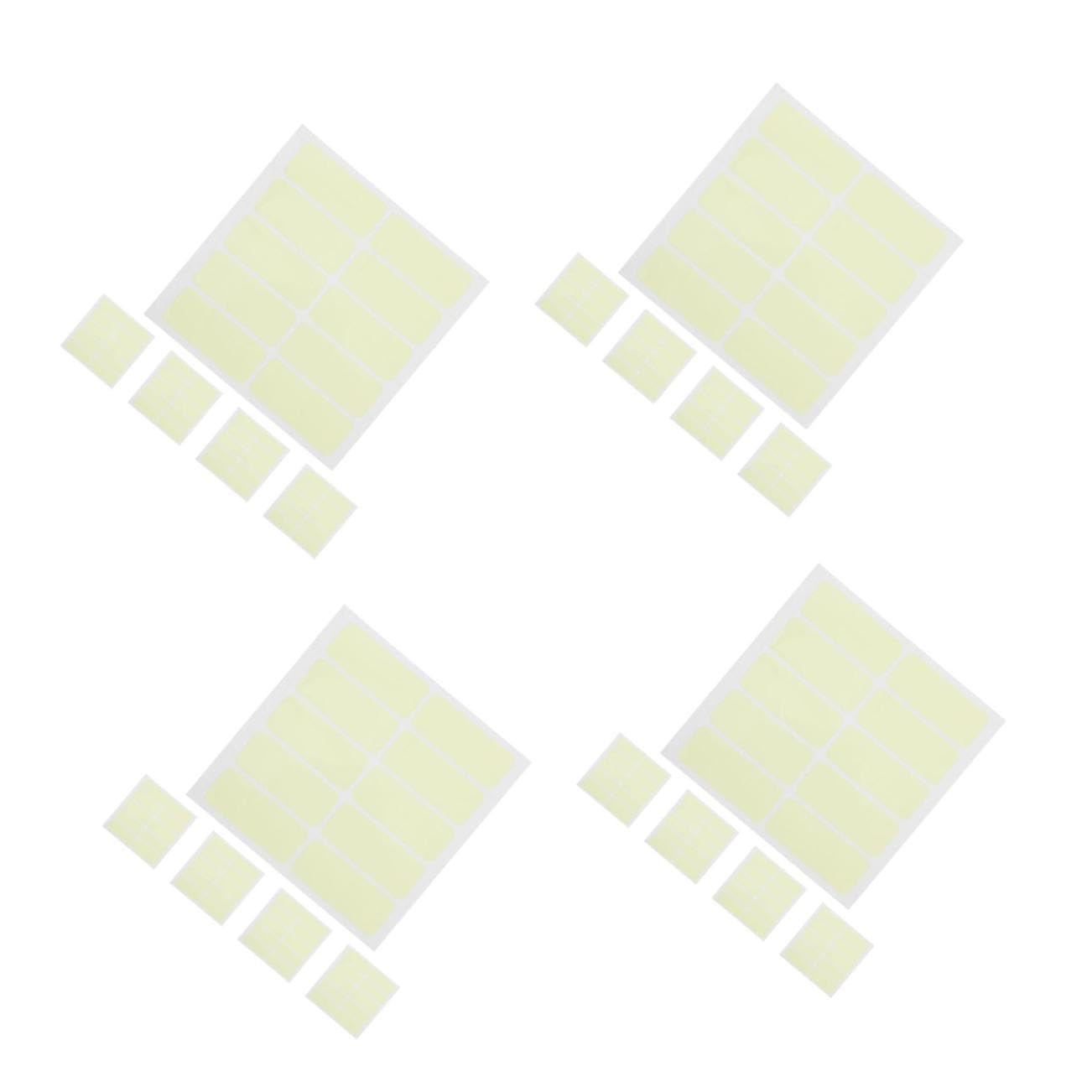 SEWACC Pegatinas Luminosas Decorativas Para Interruptores De Luz De Adhesivos Fosforescentes Fáciles De Aplicar Y Retirar Para Habitaciones Y Decoración 5 Hojas*4