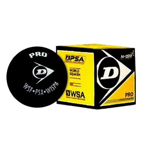 Caixa 12 Bolas de Squash Dunlop Revelation Pro 2 Pontos Amarelos