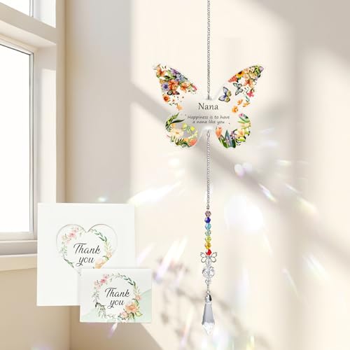 VLUNT Birthday Gifts for Nana Box Blessing Card