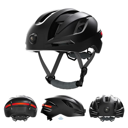 Casco de bicicleta inteligente Alomejor con llamadas BT y carcasa ABS de 58 a 61 cm 2