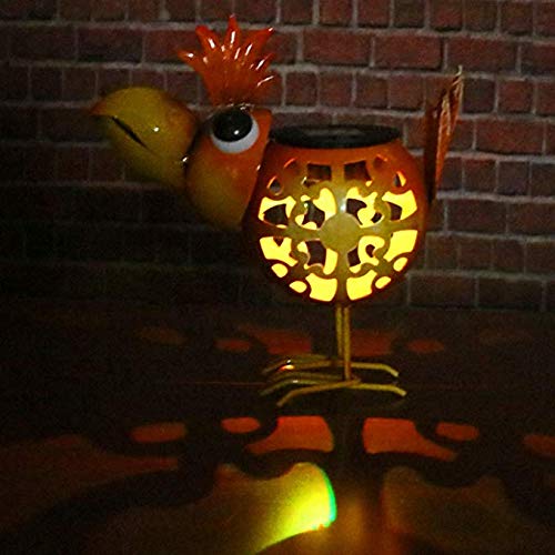 Animal Solar Lights,Metal Birds Garden Ornaments,Solar Yard Ornaments for Flowerbed Decorations and Lawn Yard Garden Décor - Thumbnail 4