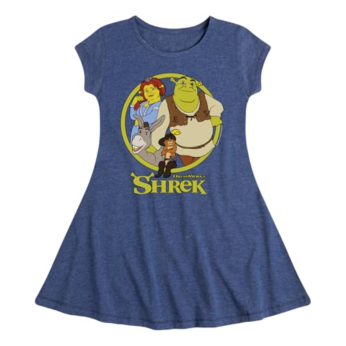 HYBRID APPAREL Shrek - Shrek Group - Toddler & Youth Girls Fit & Flare Dress