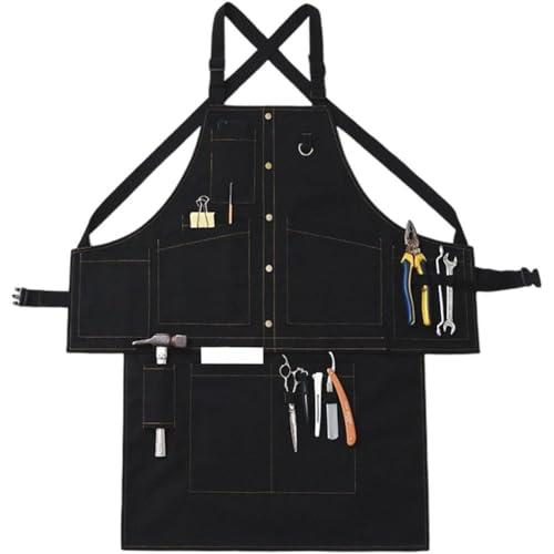 Tablier de chef multifonctionnel et étanche à poches pour barbecue