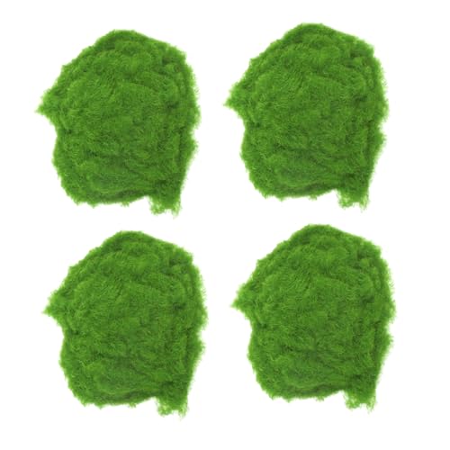 OSOLADY Realistic Nylon Lawn Moss Powder 4 Bags of Decorative Fake Moss for Centerpieces Gardening Fake Moss Fake Moss for Planters