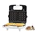 SEESEE.U - Gofrera 5 en 1 para sándwich y gofrera con placas extraíbles antiadherentes, fácil de limpiar, control automático de la temperatura, placas extraíbles de 700 W para gofrera