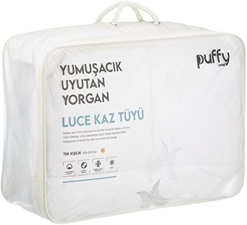 Puffy Luce Kaz Tüyü Tek Kişilik Yorgan (155x215 cm)
