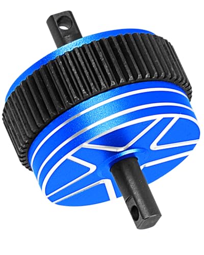 RcarmubWow RC Gear Differential Upgrades Part for 1/10 Slash 2WD(VXL)/Stampede 2WD(VXL)/Bandit 2WD(VXL)/Rustler 2WD,Harden Steel w/Alloy Differential Transmissions,Replace #2388X,Navy Blue