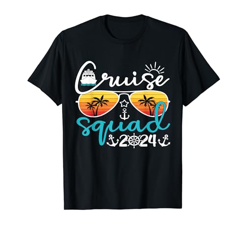Cruise Squad 2024 Matching Family Vacation Cruise Ship 2024 Maglietta