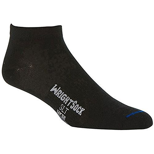Wrightsock ultra thin lo, small - black with a helicase…