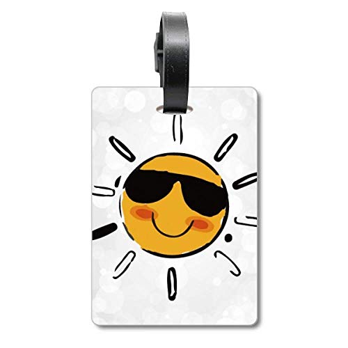 Étiquette lunettes de soleil motif soleil pour repérer vos montures