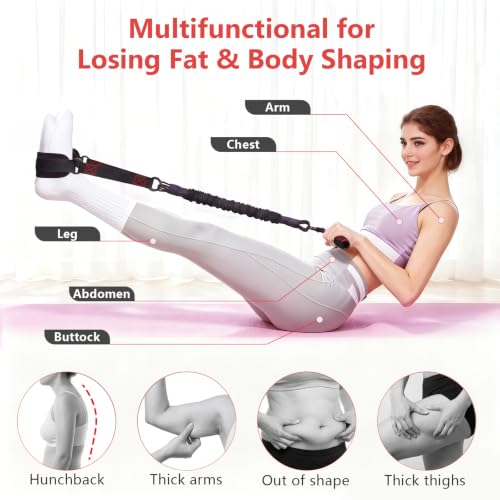 Pedal Resistance Band with Handle, Adjustable Multifunction Exercise Bands by Spechance - Used condition - Image 2