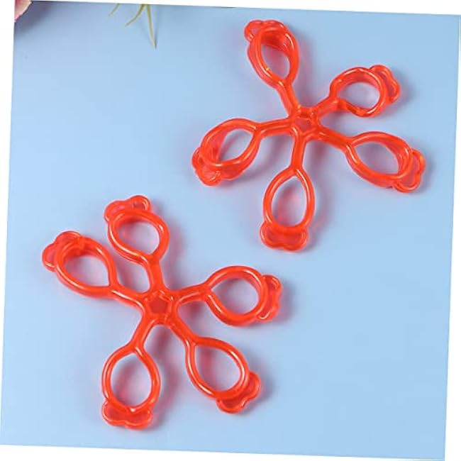 2Pcs Guitar Finger Exerciser Hand Grip Trainer for Strengthening Dexterity and Flexibility Plastic Finger Trainer for Musicians and Athletes Portable