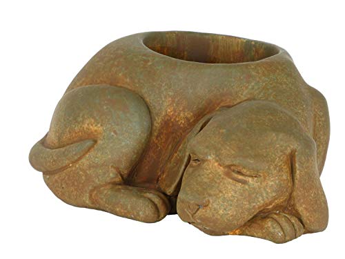 Classic Home and Garden Cement Buddies Animal Planter - Cute Desk Decoration - UV Coated Animal Vase...