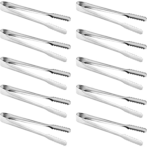 Homgaty Mini Stainless Steel Serving Tongs Cover