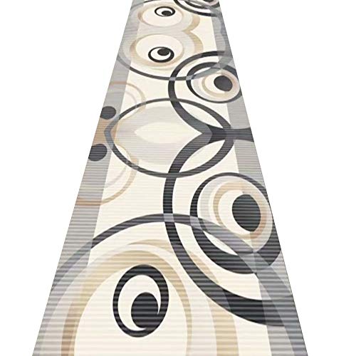 ZRUYI Alfombras De Pasillo Largo Entrada Felpudos Moqueta Corredor Estilo Artistico Casa Pasillo Salón Cocina Habitación Moderno, Personalizar Talla (Color : A, Size : 0.6x1.2m)