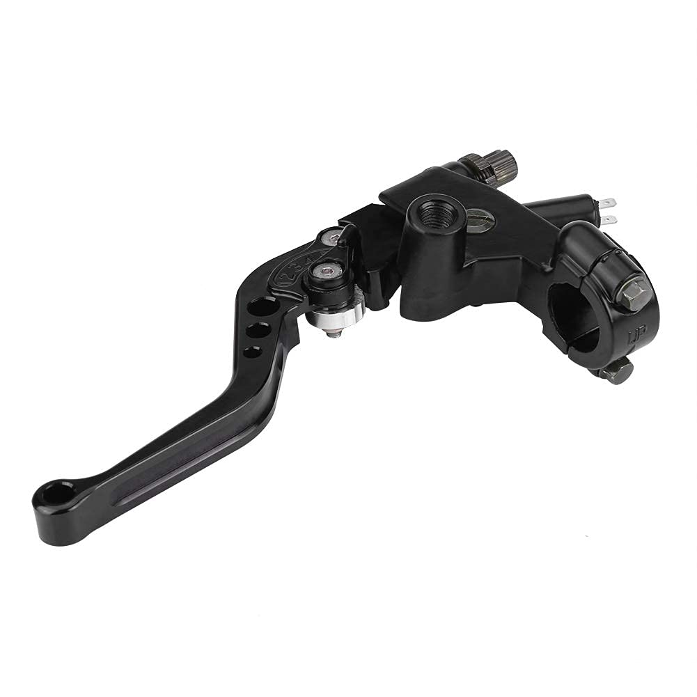 Ensemble universel de leviers de maître-cylindre d'embrayage de frein de moto, 1 paire de guidon 7/8 "(22mm) noir