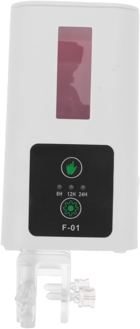 KALLORY Automatic Fish Feeder and Turtle Feeding Machine for Aquarium, Intelligent Timing Dispenser with LCD Display, Suitable for Fish Tanks and Turtle Tanks, Battery Not Included