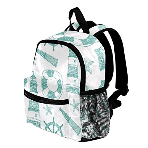 Sac à dos multicolore de 30,5 cm léger et mignon à cœurs pour enfant