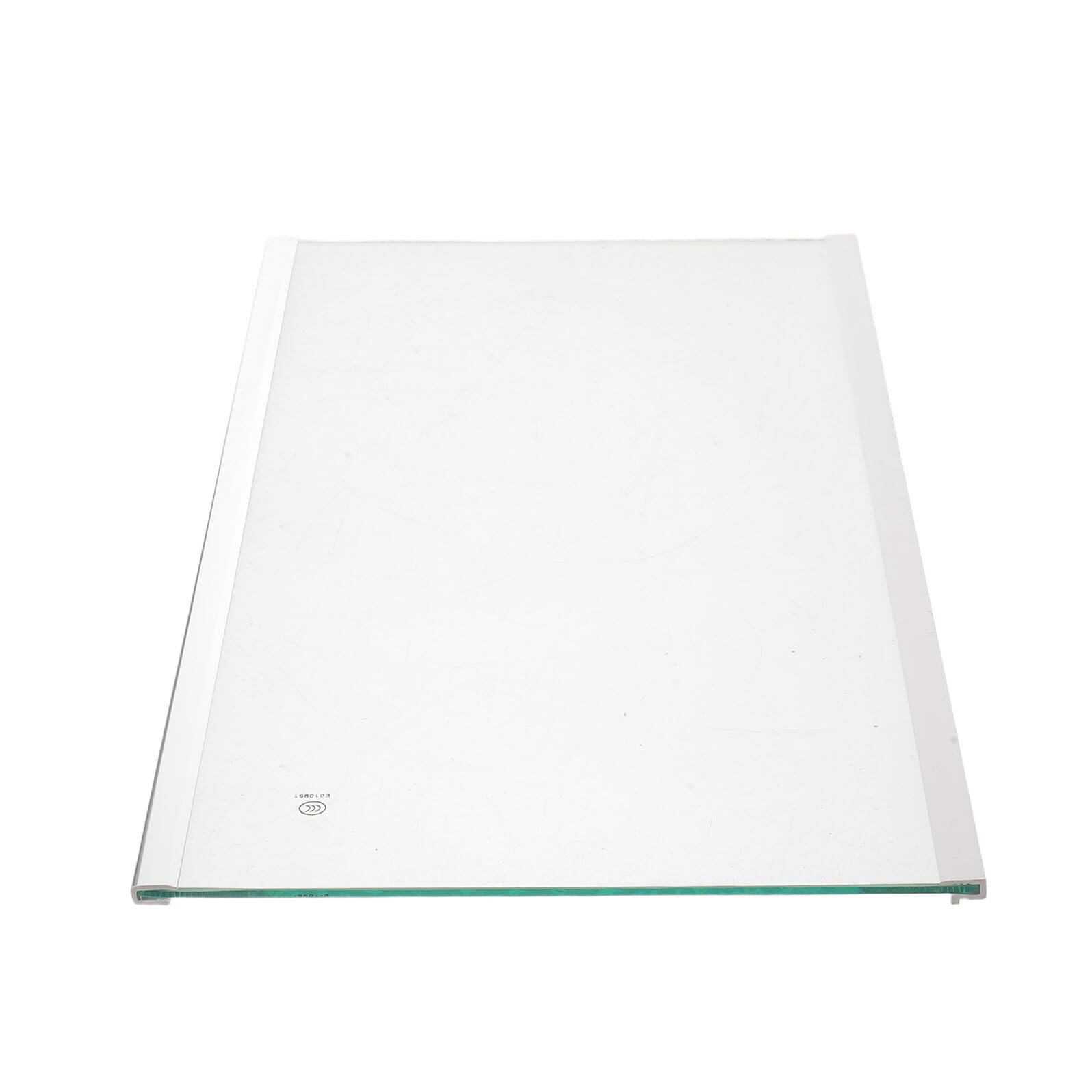 TEHAUX Ripiano in Vetro Temperato 40x24,4 Cm per Frigorifero Frontale Doppio Bordo, Mensola di Ricambio Trasparente per Organizzazione e Ottimizzazione Spazio Frigorifero, Accessorio