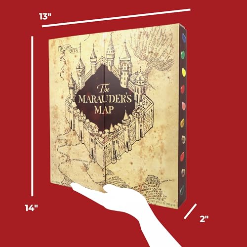 image for Jelly Belly Harry Potter Marauder’s Map Trivia Advent Calendar, Coun