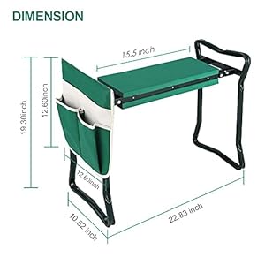 Gardenkneelerandseatstoolheavydutygardenfoldingbenchwithlargetoolpocketandsoftevakneelingpadforgardeninglovers Urban Country Home Decor Garden kneeler and seat stool heavy duty garden folding bench with large tool pocket and soft eva kneeling pad for gardening lovers urban country home decor
