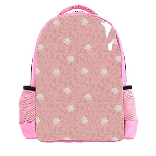 Sac à dos léger enfants motif floral saule rose pour l'école et les sorties de vos petits