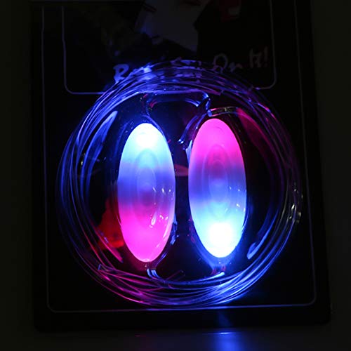 Btuty Cadarço LED Azul e Rosa Luz Alimentado Por Bateria Constante Brilhante/Rápido/Flash Lento 3 Di