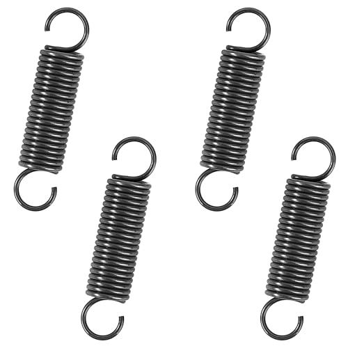 GUNGY Zugfedern mit Haken Klavierdraht Zugfeder Spannfeder 35mm Außendurchmesser 8mm Drahtdurchmesser 1,0mm Maximale Zugkraft 2,5kg 1,0x8x35mm 10 Stück