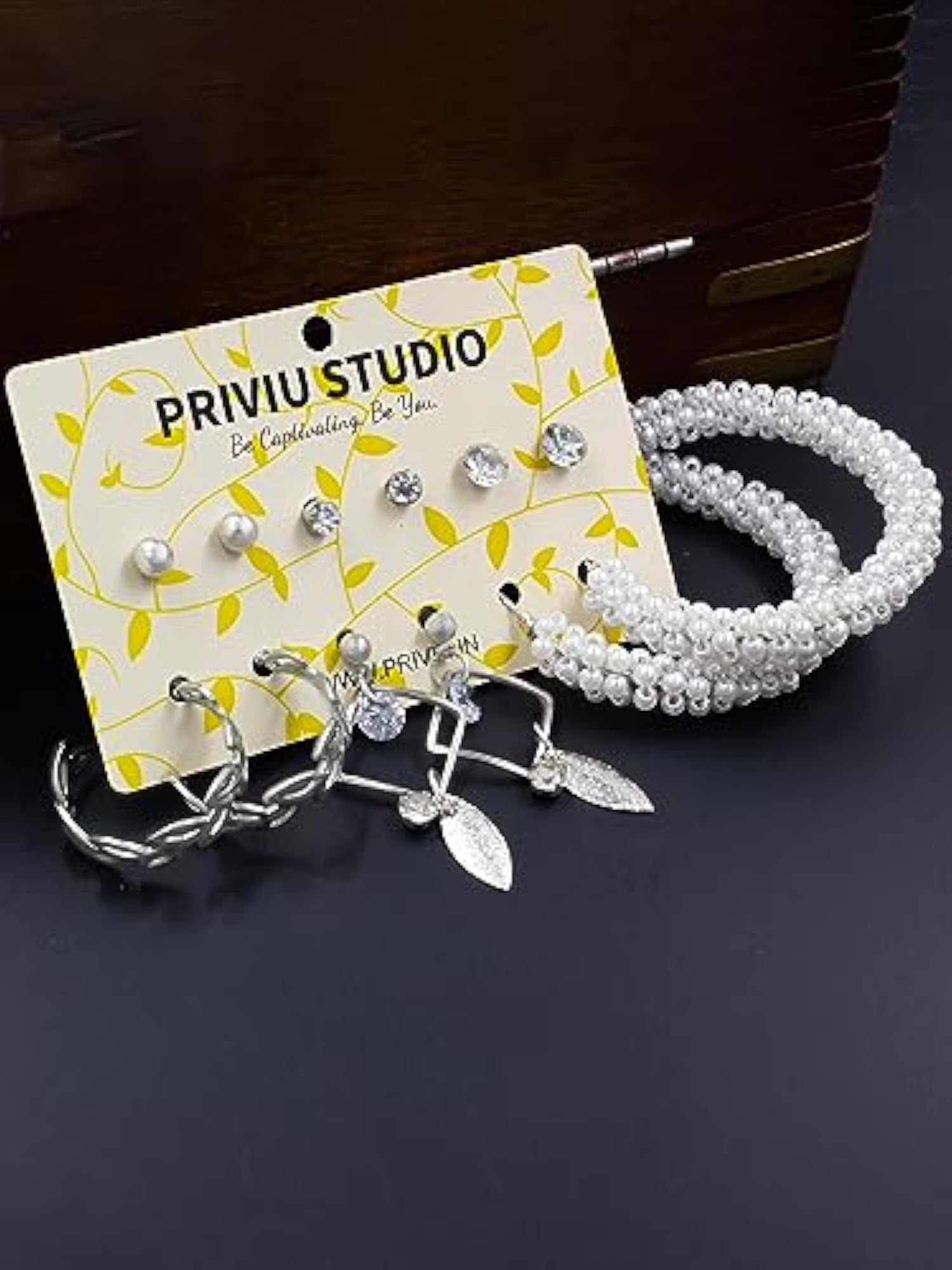 6pc Women's Multiple Style Earrings Combo, Gift Set