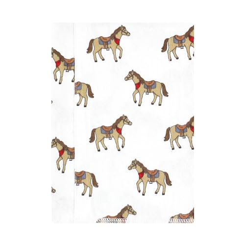 Image of Hudson Baby Unisex Baby Cotton Poly Flannel Burp Cloths, Cowboy 4-Pack, One Size