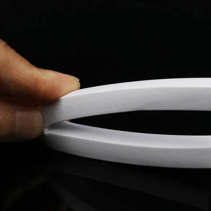Tira de sellado de espuma de silicona cuadrada blanca de 10 m for puertas, ventanas, juntas, molduras, tiras de esponja de goma de silicona.(10x20mm)