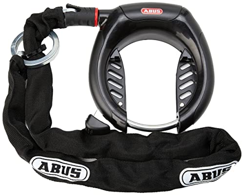 Abus Pro Shield 5950 Nr Frame Lock + Frame Lock Chain 6Ks/85 + St5950 Lock Bag - Removable Key Security Level 9, Black #TOP1