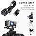 YALLSAME Aluminum Underwater Dive Light for GoPro, 164ft Waterproof Fill Night Light Photography Accessories for GoPro Hero 13 12 11 10 9 8 7 6 5 4 3 Mini Max Session DJI OSMO Action Camera